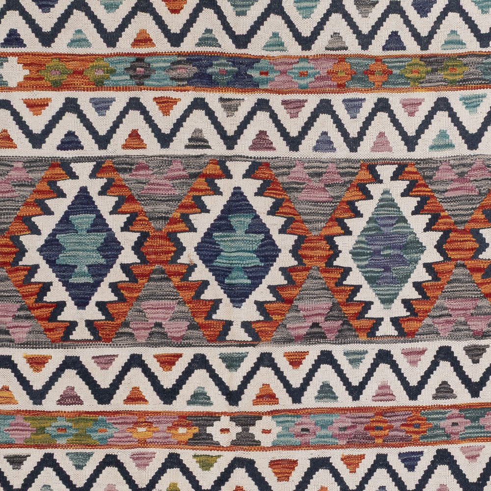 Kelim Teppich - Splash - 315 x 203 cm - mehrfarbig
