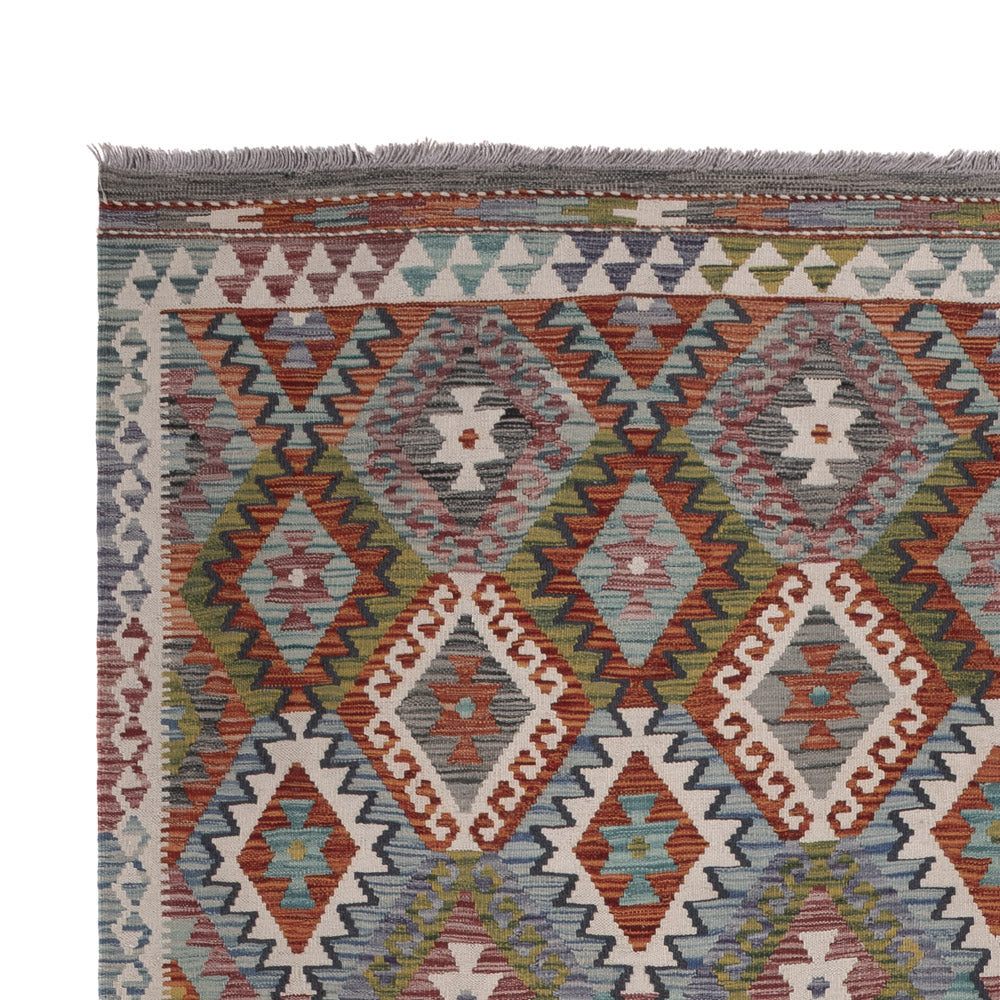 Kelim Teppich - Splash - 316 x 205 cm - mehrfarbig