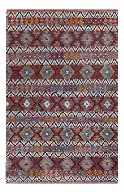 Kilim Maimana Alfombra 198x303cm - Alfombra de lana