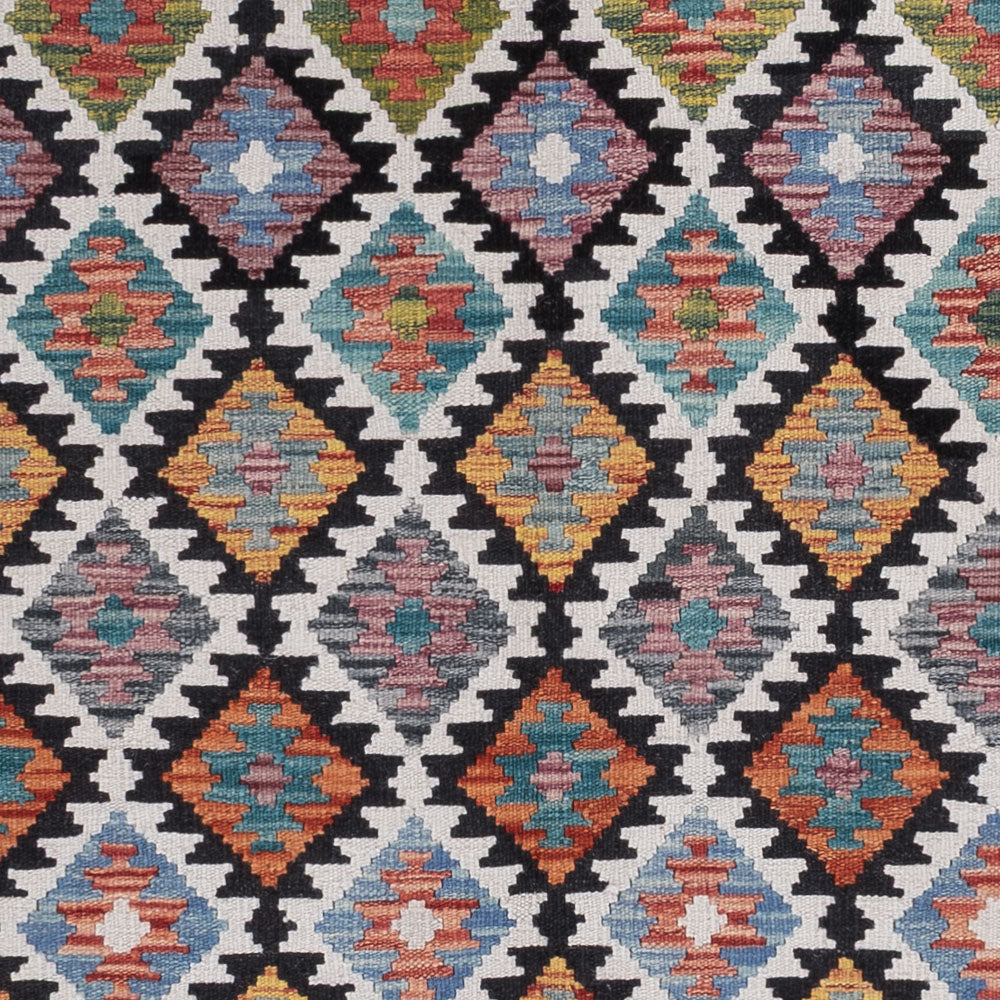 Kelim Teppich - Splash - 241 x 185 cm - mehrfarbig