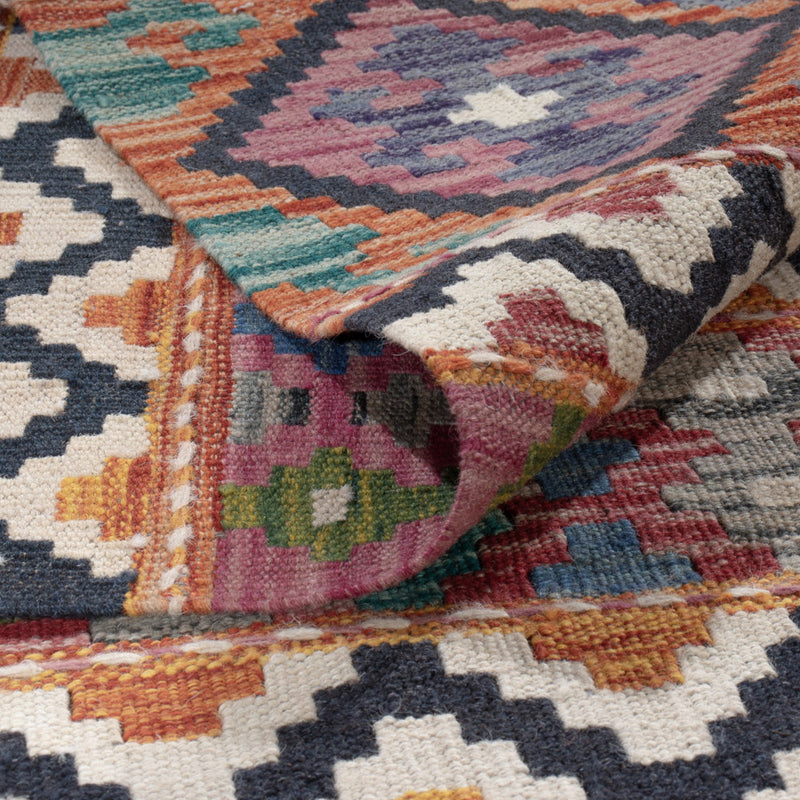 Kelim Teppich - Splash - 301 x 212 cm - mehrfarbig