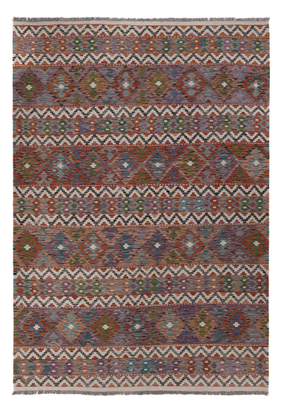 Kilim Maimana Alfombra 206x294cm - Alfombra de lana