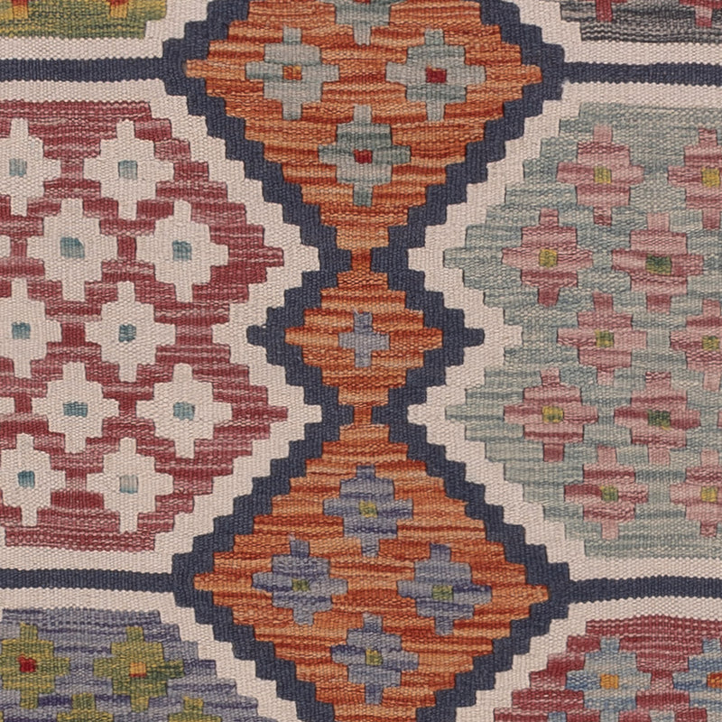 Kelim Teppich - Splash - 192 x 155 cm - mehrfarbig