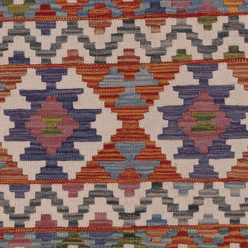 Kelim Teppich - Splash - 202 x 151 cm - mehrfarbig