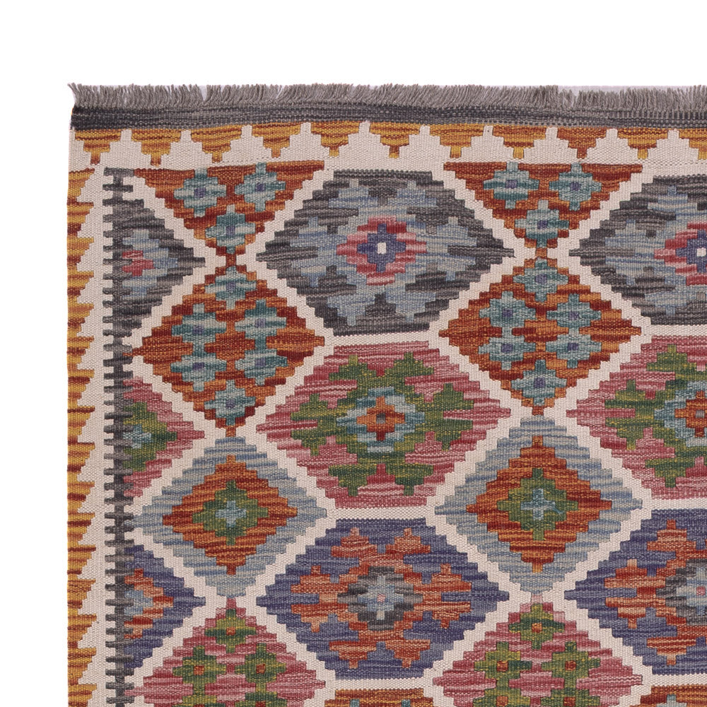 Kilim Maimana Alfombra 204x146cm - Alfombra de lana