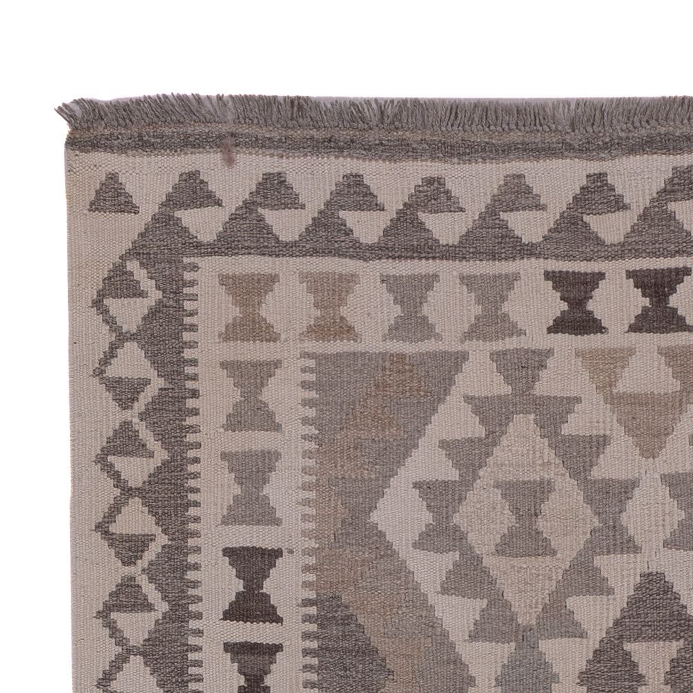 Kelim Teppich - Splash - 155 x 103 cm - dunkelgrau