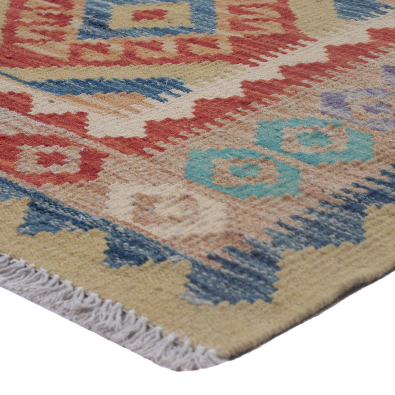 Kelim Teppich - Splash - 118 x 86 cm - mehrfarbig