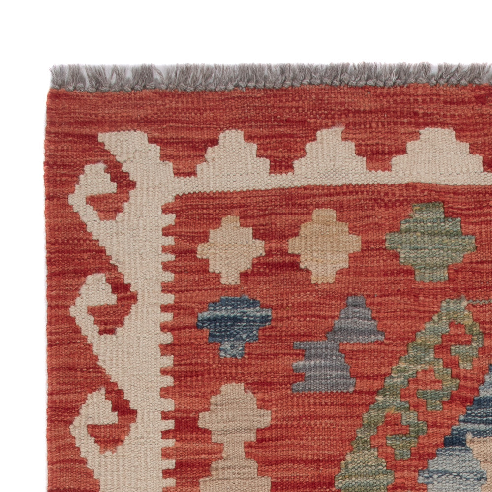 Kelim Teppich - Splash - 121 x 76 cm - mehrfarbig