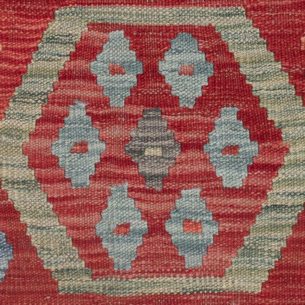 Alfombra Kelim - Splash - 126 x 80 cm - multicolor