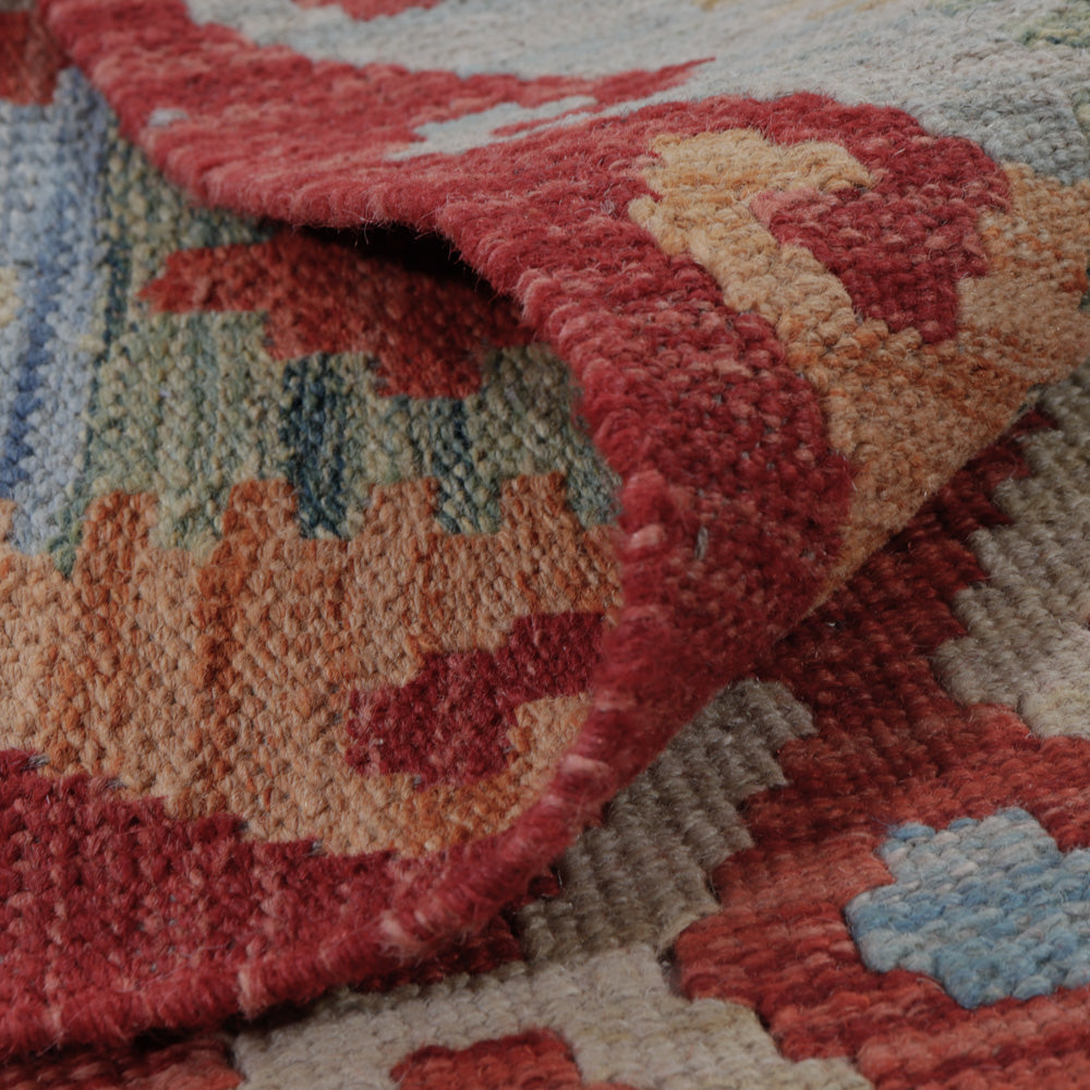 Alfombra Kelim - Splash - 124 x 83 cm - multicolor