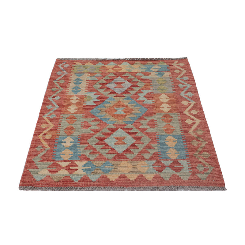 Alfombra Kelim - Splash - 108 x 76 cm - multicolor