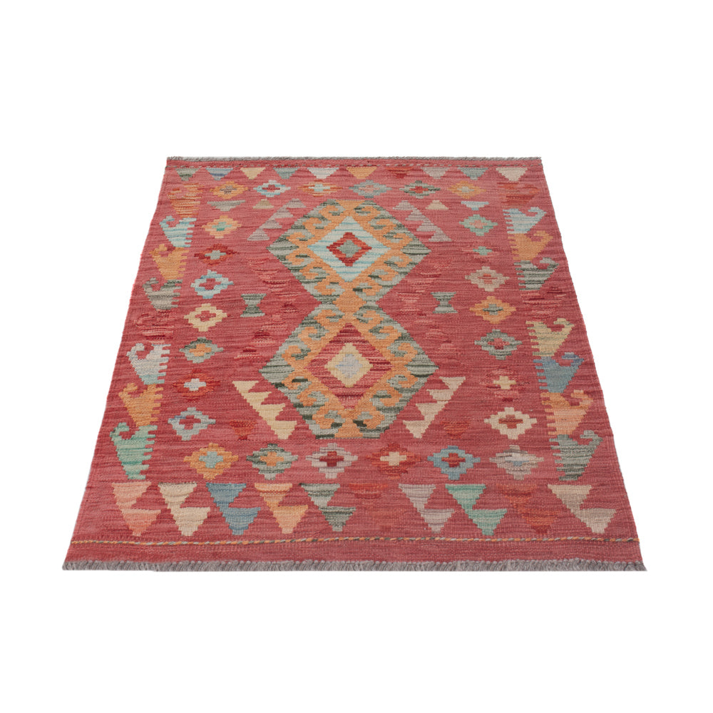 Alfombra Kelim - Splash - 125 x 85 cm - multicolor