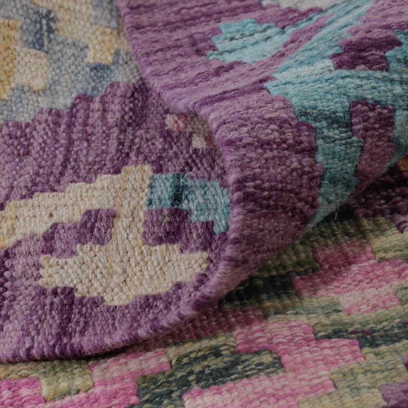 Alfombra Kelim - Splash - 135 x 82 cm - multicolor