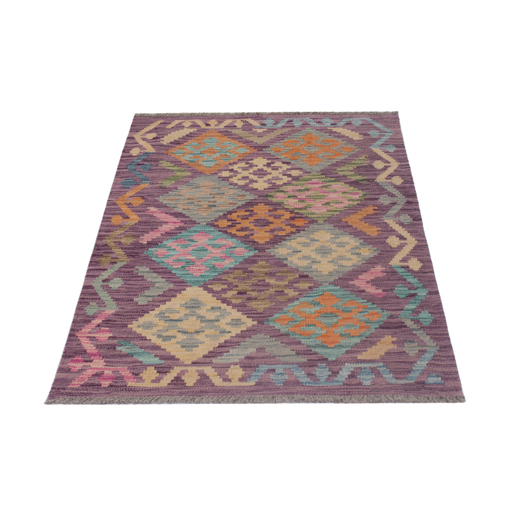 Alfombra Kelim - Splash - 135 x 82 cm - multicolor