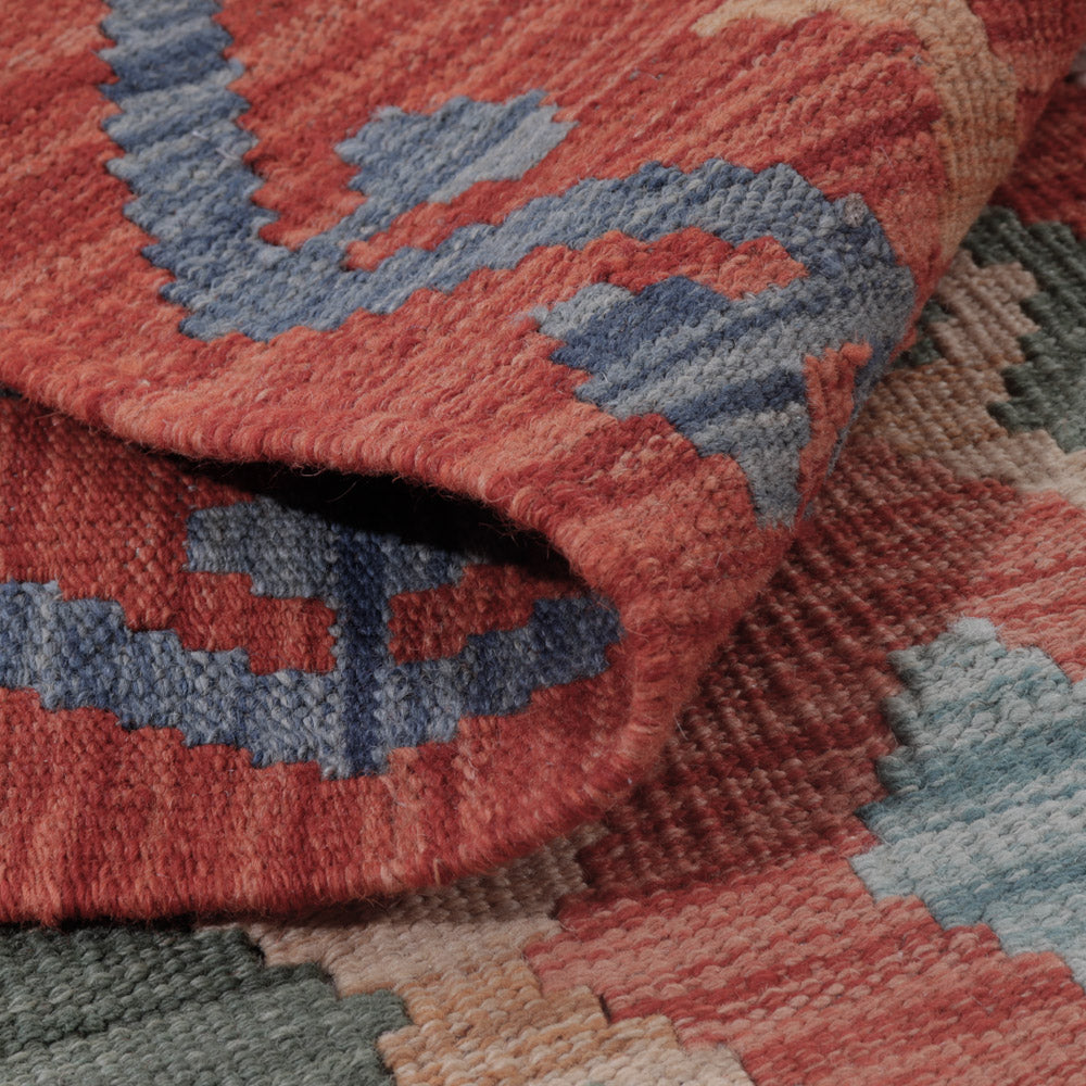 Kelim Teppich - Splash - 122 x 77 cm - mehrfarbig