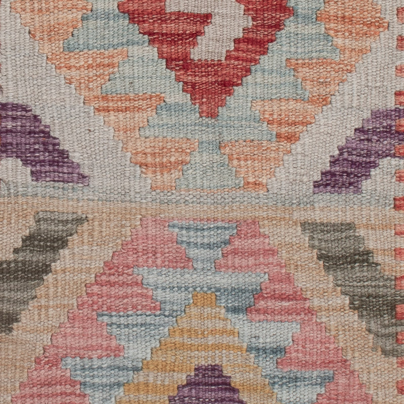 Alfombra Kelim - Splash - 131 x 76 cm - multicolor