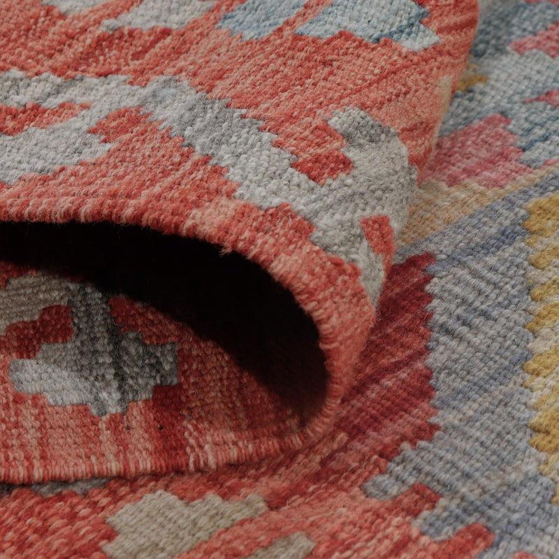 Alfombra Kelim - Splash - 131 x 76 cm - multicolor