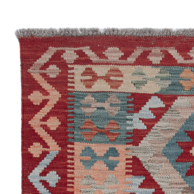 Alfombra Kelim - Splash - 129 x 79 cm - multicolor