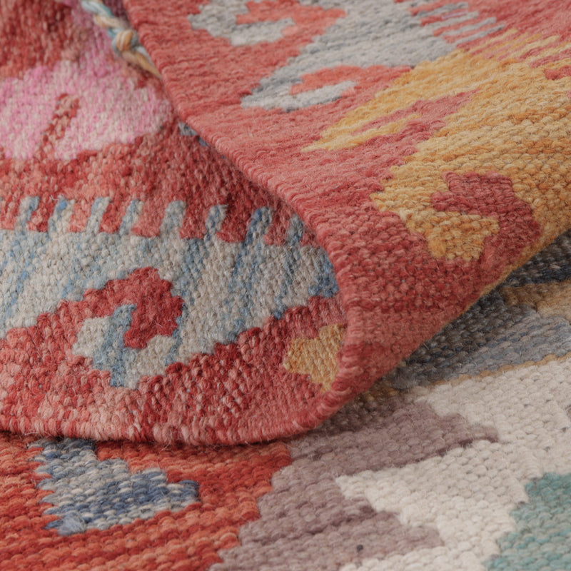 Alfombra Kelim - Splash - 130 x 76 cm - multicolor