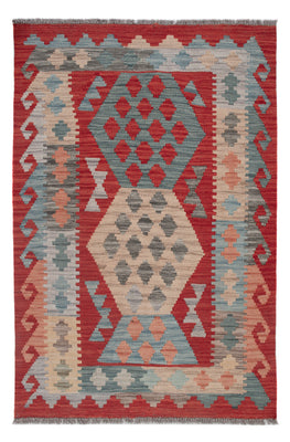 Alfombra Kelim - Splash - 124 x 81 cm - multicolor