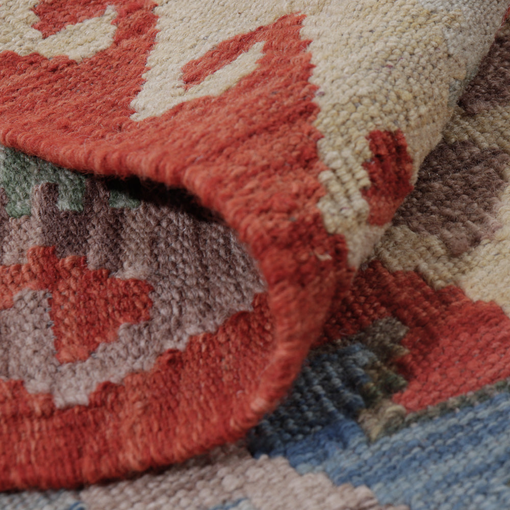 Alfombra Kelim - Splash - 114 x 85 cm - multicolor