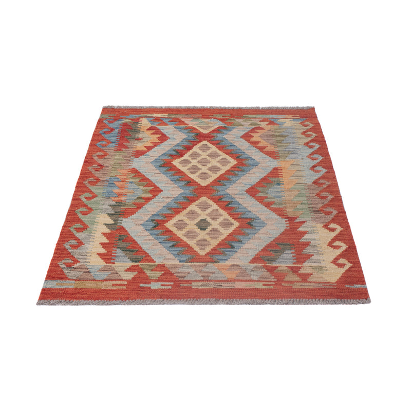 Alfombra Kelim - Splash - 114 x 85 cm - multicolor