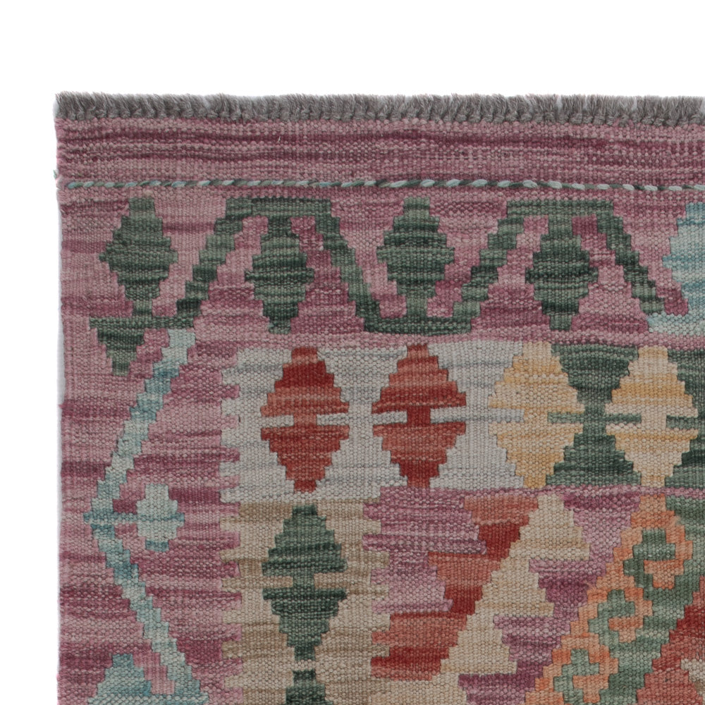 Alfombra Kelim - Splash - 128 x 83 cm - multicolor