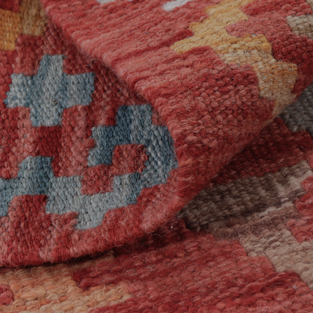 Alfombra Kelim - Splash - 119 x 72 cm - multicolor