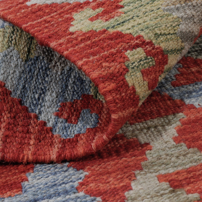 Alfombra Kelim - Splash - 131 x 86 cm - multicolor