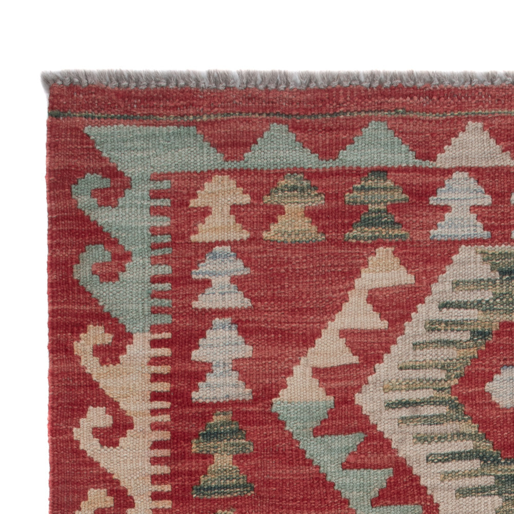 Alfombra Kelim - Splash - 131 x 77 cm - multicolor