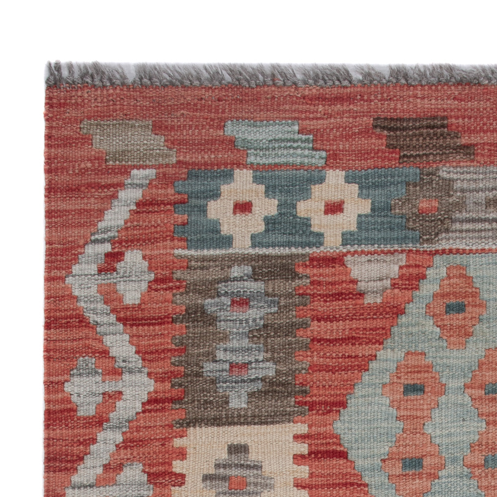 Alfombra Kelim - Splash - 123 x 82 cm - multicolor