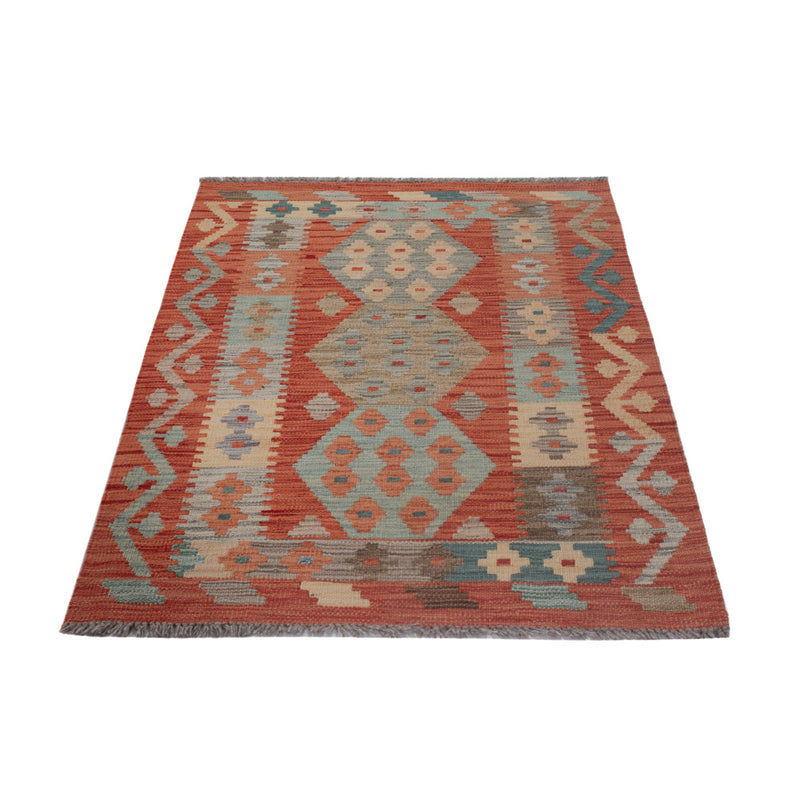 Alfombra Kelim - Splash - 123 x 82 cm - multicolor