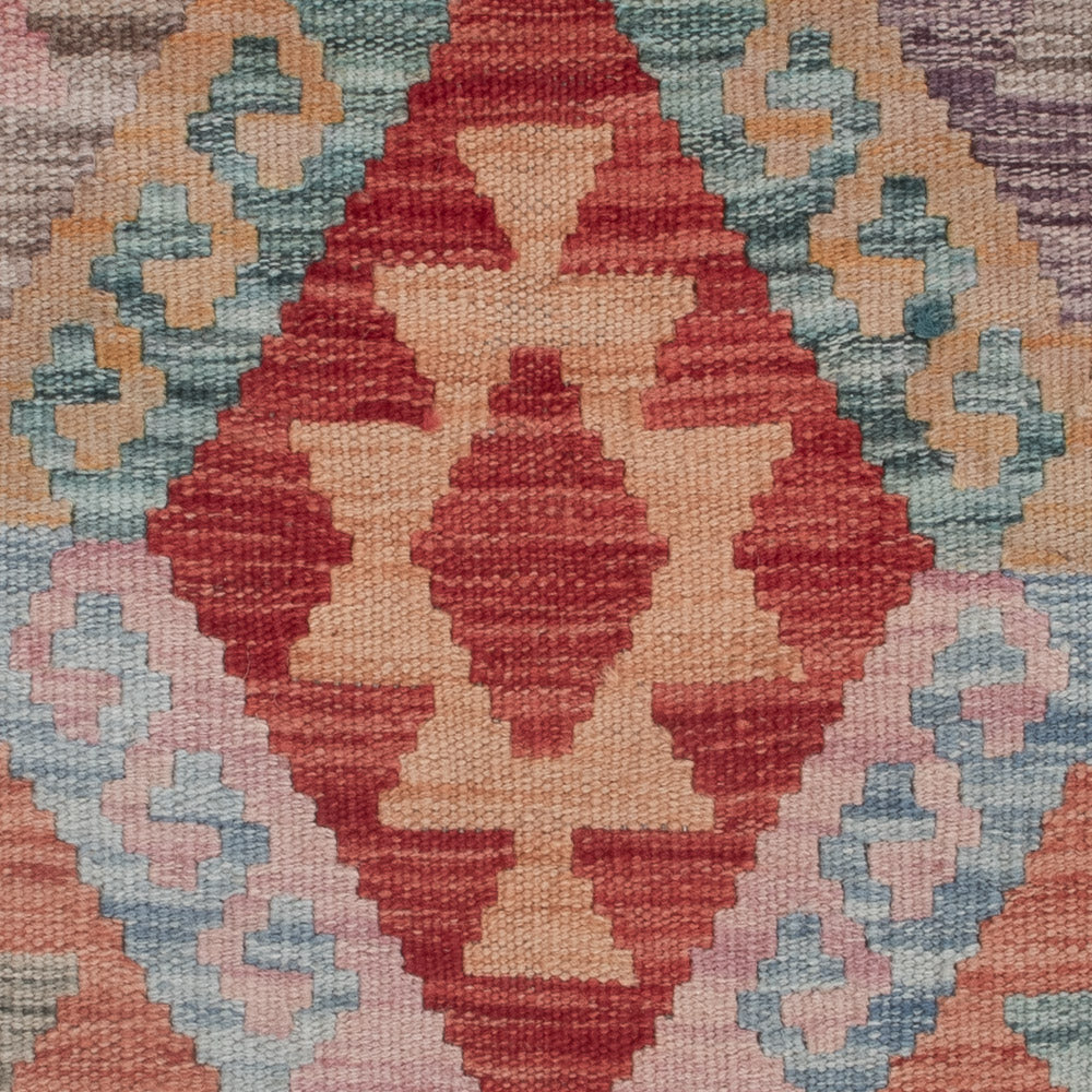 Alfombra Kelim - Splash - 129 x 82 cm - multicolor