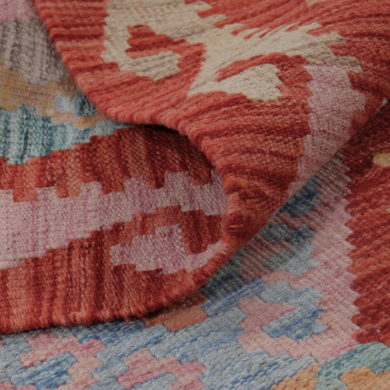 Alfombra Kelim - Splash - 129 x 82 cm - multicolor