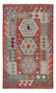 Kilim Maimana Alfombra 131x80cm - Alfombra de lana