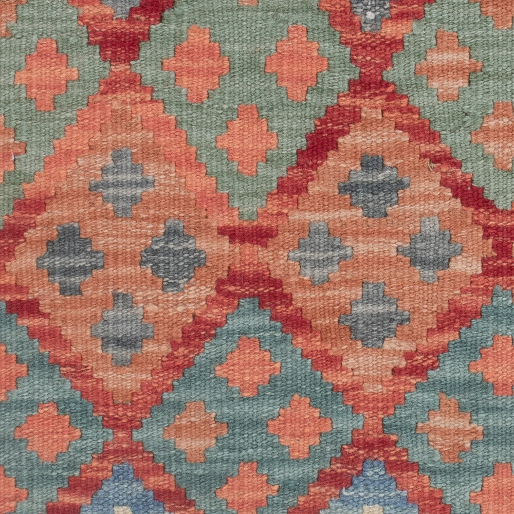 Alfombra Kelim - Splash - 126 x 100 cm - multicolor