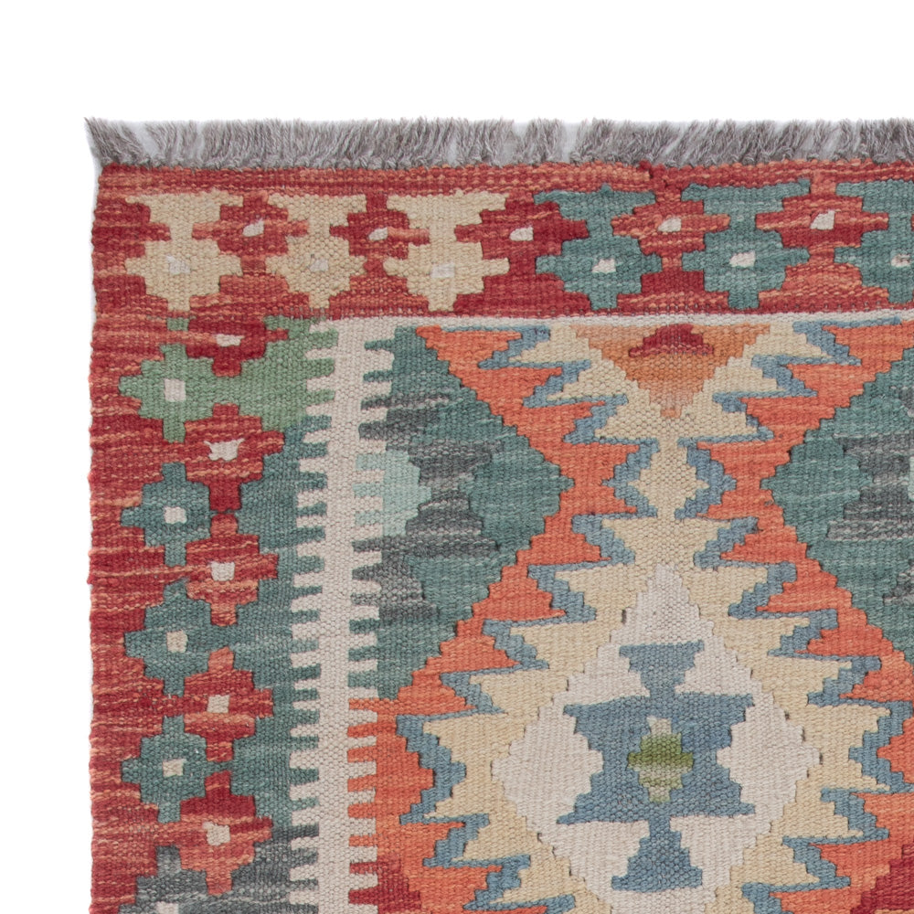 Kelim Teppich - Splash - 124 x 86 cm - mehrfarbig