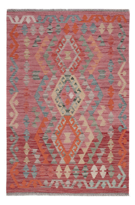 Alfombra Kelim - Splash - 127 x 86 cm - multicolor