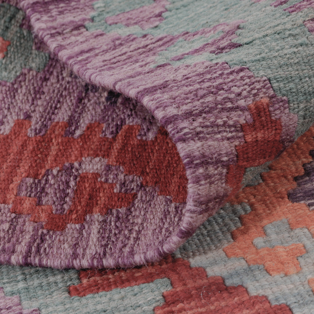 Alfombra Kelim - Splash - 126 x 78 cm - multicolor