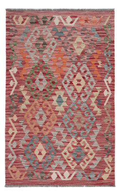 Alfombra Kelim - Splash - 126 x 81 cm - multicolor