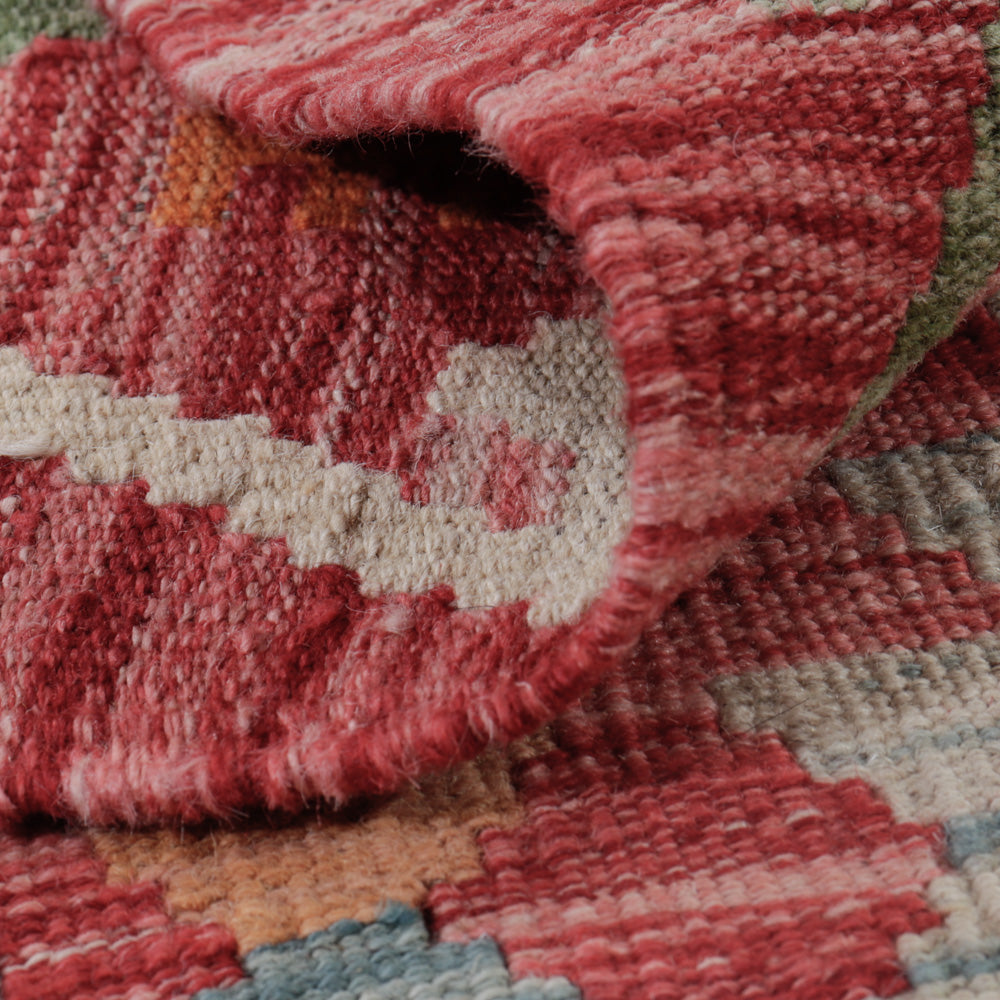 Alfombra Kelim - Splash - 126 x 81 cm - multicolor