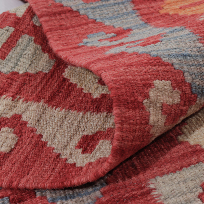 Alfombra Kelim - Splash - 119 x 82 cm - multicolor