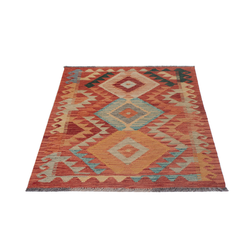 Alfombra Kelim - Splash - 113 x 80 cm - multicolor