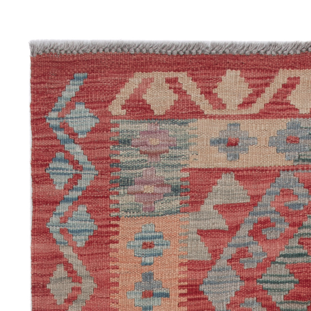 Alfombra Kelim - Splash - 122 x 75 cm - multicolor