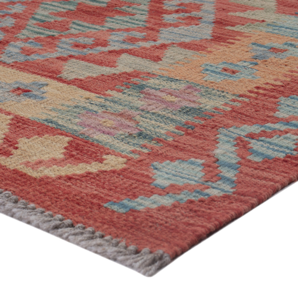 Alfombra Kelim - Splash - 122 x 75 cm - multicolor