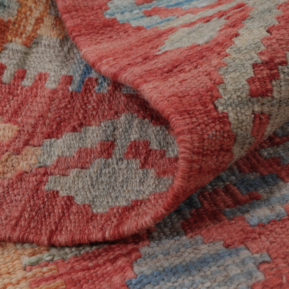 Alfombra Kelim - Splash - 122 x 75 cm - multicolor