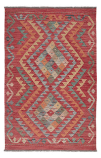 Alfombra Kelim - Splash - 128 x 81 cm - multicolor