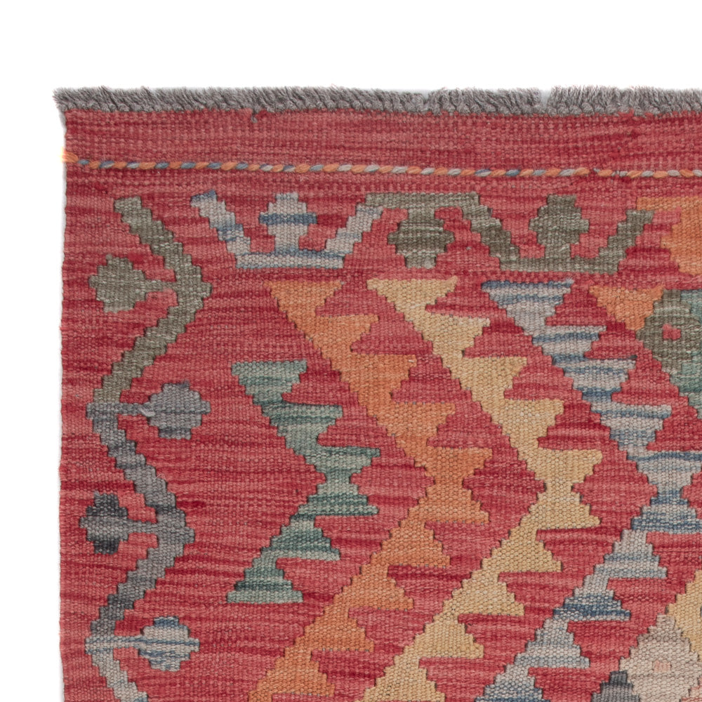 Alfombra Kelim - Splash - 128 x 81 cm - multicolor