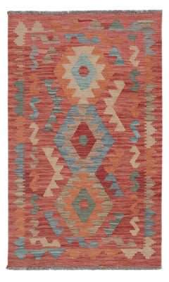 Alfombra Kelim - Splash - 125 x 74 cm - multicolor