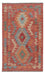 Alfombra Kelim - Splash - 125 x 74 cm - multicolor